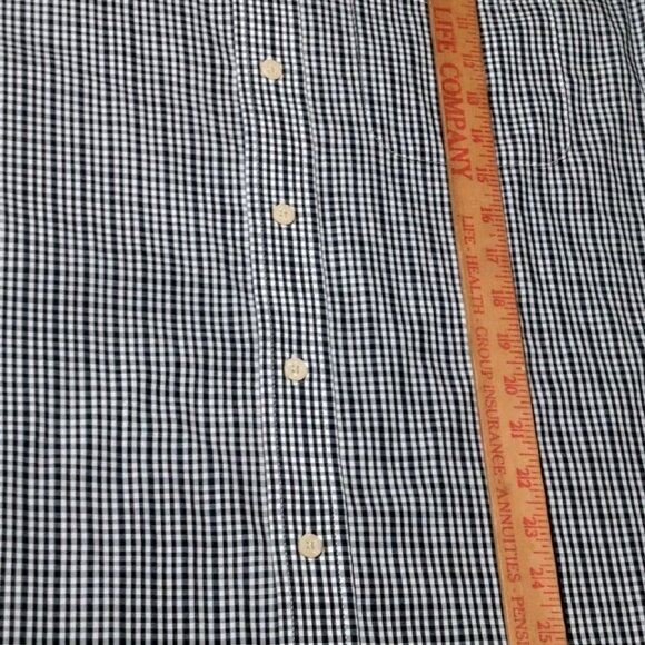 WVU Mountaineers Shirt Men L Button Down Blue Gingham West Virginia University - Picture 5 of 15